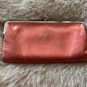 Hobo Elegant Coral Clutch Wallet